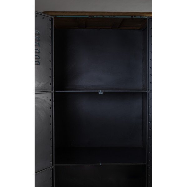 Dulap metalic Dutchbone Rusty, turcoaz-image-1