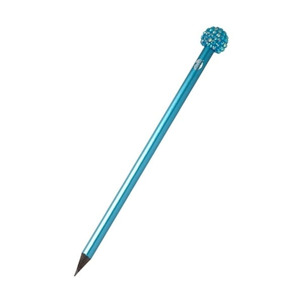 Creion TINC, pietricele sclipitoare, albastru 