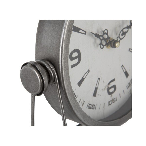 Ceas de birou Mauro Ferretti Pull Silver, 25 x 23,5 cm-image-1