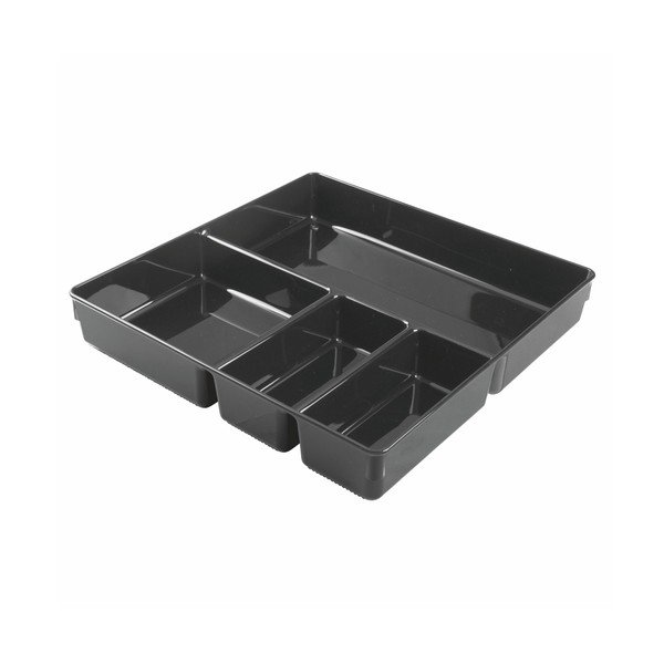 Organizator pentru sertar InterDesign Linus Grand, 30,5 x 30,5 cm, negru -image-2