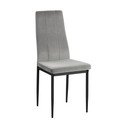 Scaune de dining gri 2 buc. din catifea Kelly – Støraa