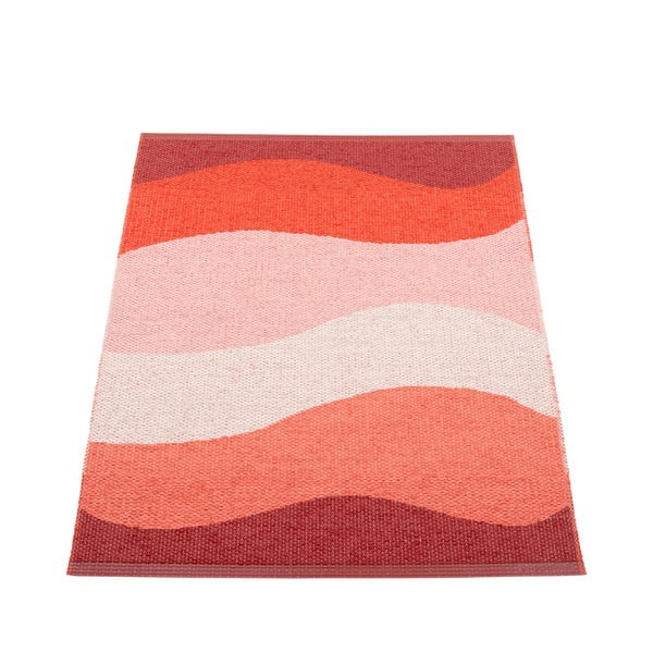 Covor pentru exterior și interior roșu 70x100 cm Urvi Fire – Pappelina