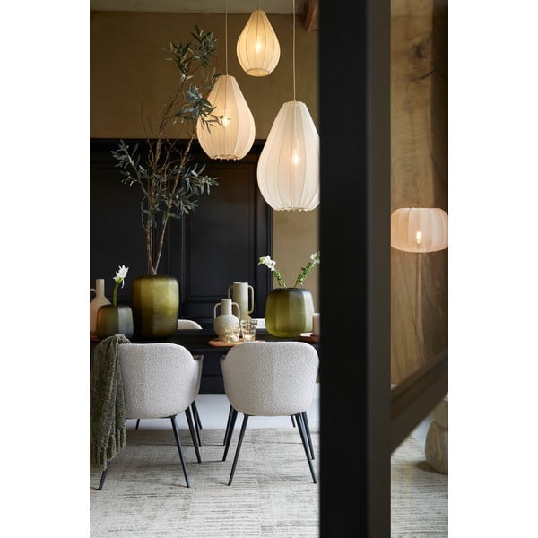 Lustră bej cu abajur textil ø 28 cm Itela – Light & Living-image-1