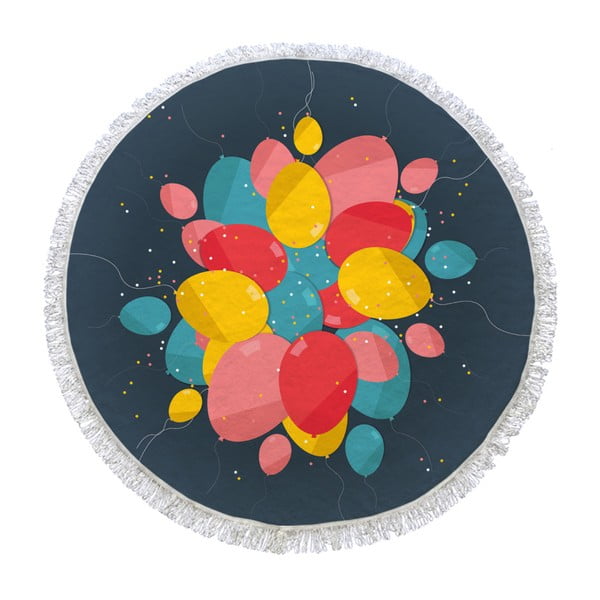 Prosop de baie rotund Party Baloons, ⌀ 105 cm