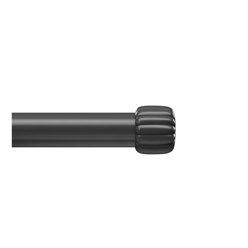 Galerie de perdea negru-mat extensibilă din oțel 168 - 305 cm Cleo – Umbra