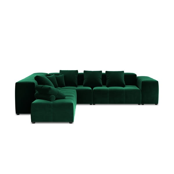 Colțar verde cu tapițerie din catifea (variabil) Rome Velvet - Cosmopolitan Design-image-3