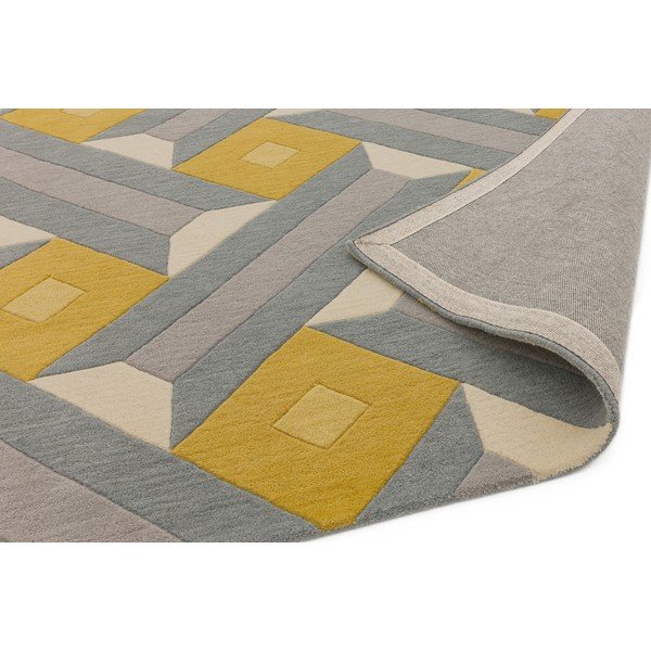 Covor Asiatic Carpets Motif, 120 x 170 cm, galben-gri-image-1
