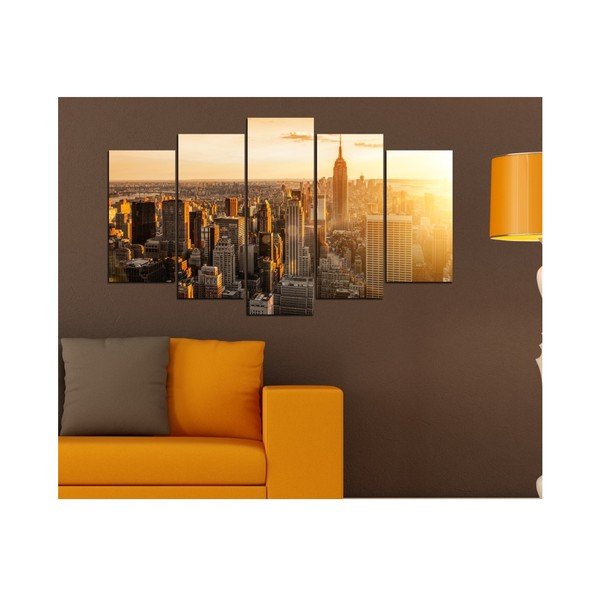 Tablou din mai multe piese Insigne Nette, 102 x 60 cm-image-1