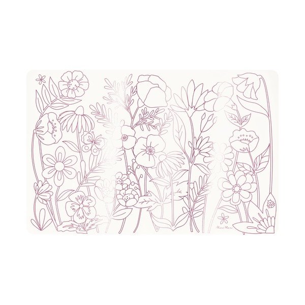 Suporturi pentru farfurii 8 buc. din hârtie 28x42.5 cm Butterflies & Flowers – Meri Meri-image-1