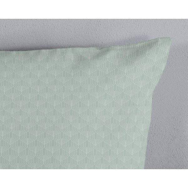 Lenjerie de pat verde din flanelă pentru pat de o persoană 140x200 cm Omaira – HIP-image-3