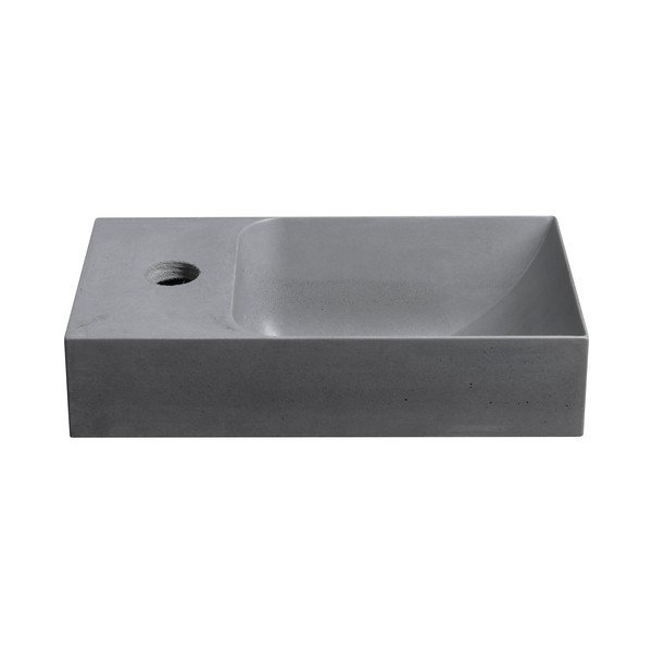 Chiuvetă mică pentru WC gri din beton 31x17 cm Piccolino – Sapho-image-2