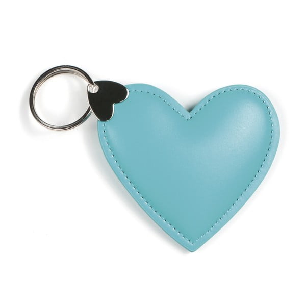 Breloc GO Stationery Hearts Key, albastru