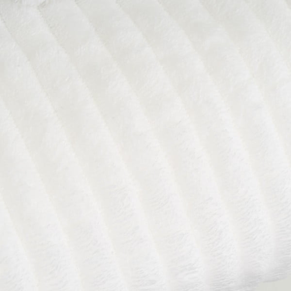 Pătură albă din micropluș-cocolino 130x160 cm Fur Velvet – Casa Selección-image-2