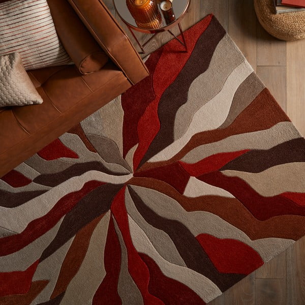 Covor roșu 170x120 cm Zest Infinite - Flair Rugs-image-1