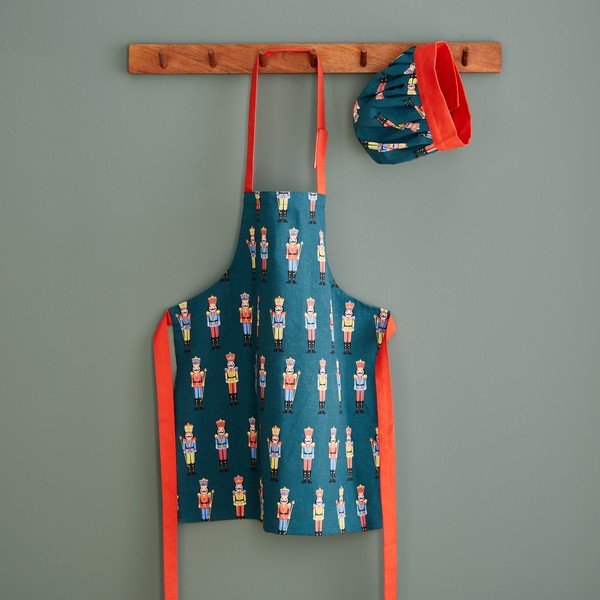 Șorț de bucătărie pentru copii 2 buc. din bumbac Nutcracker – Catherine Lansfield-image-1