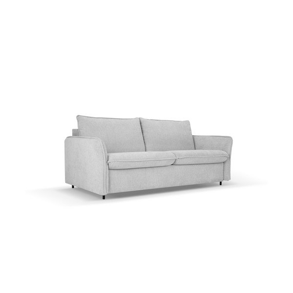 Canapea gri deschis extensibilă 166 cm Dalida – Micadoni Home-image-2