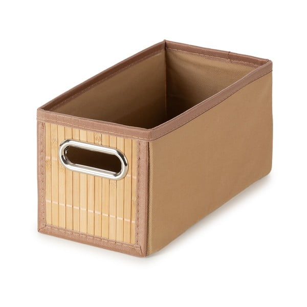 Cutie de depozitare în culoare naturală din bambus 15x31x15 cm – Compactor