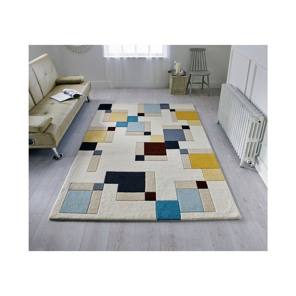 Covor din lână Flair Rugs Illusion Abstract, 80 x 150 cm