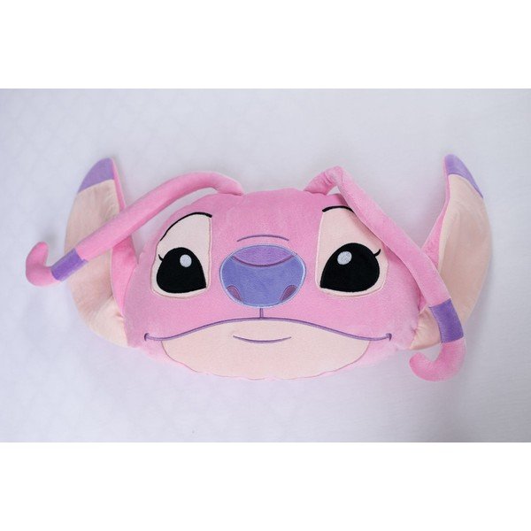 Pernă pentru copii din polar/fleece 41x32 cm Lilo and Stitch "Angel Pink" – Jerry Fabrics-image-2