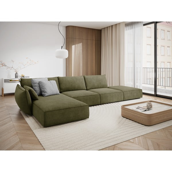 Colțar verde (pe partea stângă) Vanda – Mazzini Sofas-image-1