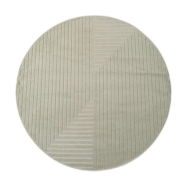 Covor pentru exterior și interior verde rotund ø 120 cm Nova 1202 – Ayyildiz Carpets