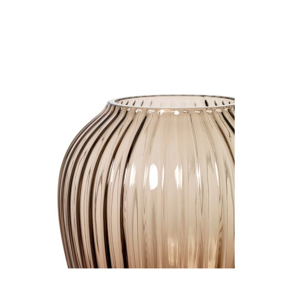 Vază din sticlă Kähler Design Omaggio, înălțime 18,5 cm, maro-image-4