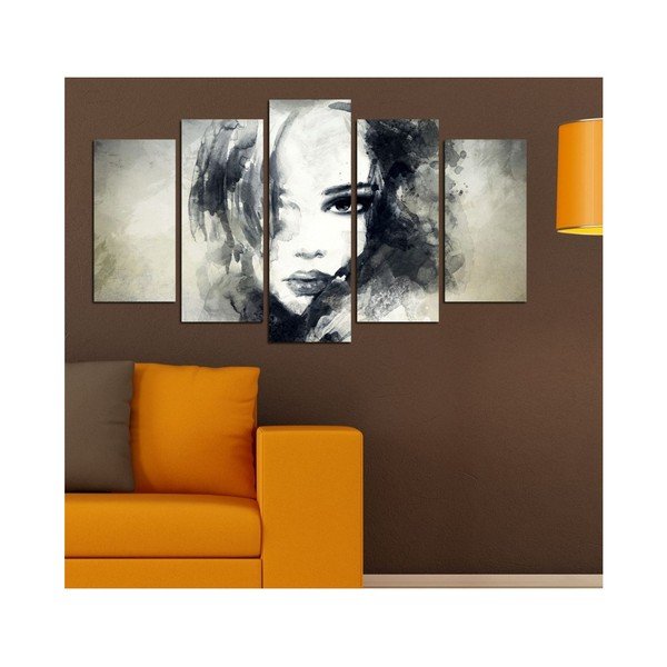 Tablou din mai multe piese Insigne Davina, 102 x 60 cm-image-1