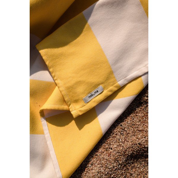 Prosop de plajă galben din bumbac 100x160 cm Su – noo.ma-image-2