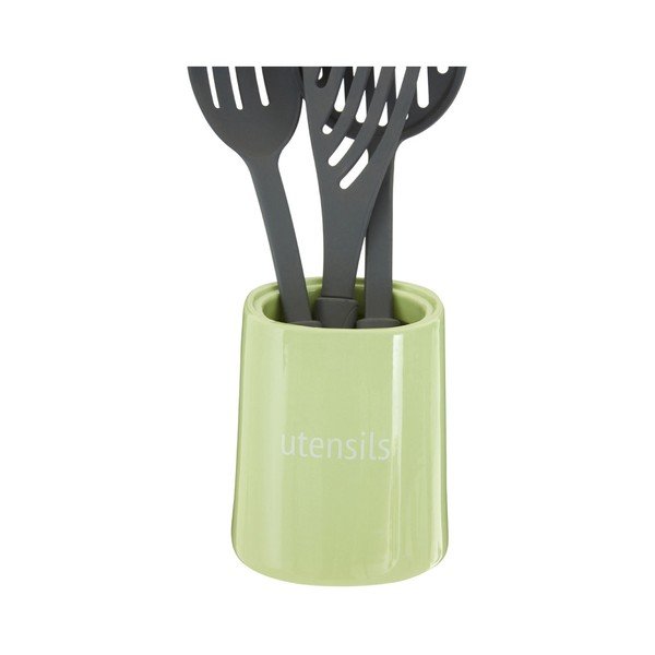 Suport pentru ustensile de bucătărie Premier Housewares Fletcher, 800 ml, verde-image-1