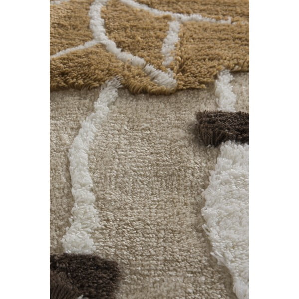 Covorașe de baie maro deschis 3 buc. 100x60 cm Ruya – Foutastic-image-4