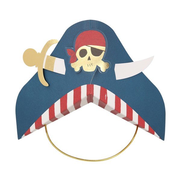 Pălării din hârtie 8 buc. Pirate – Meri Meri-image-2