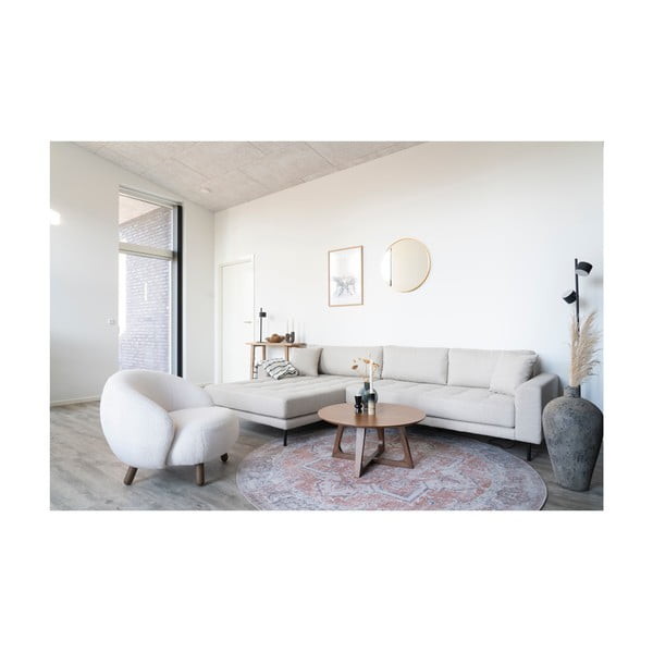 Covor rotund albastru-portocaliu ø 200 cm Havana - House Nordic-image-1