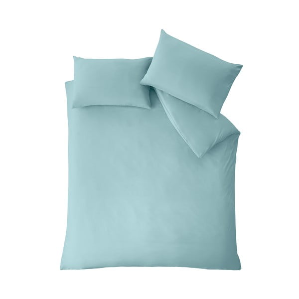 Lenjerie de pat albastră pentru pat dublu 200x200 cm So Soft Easy Iron – Catherine Lansfield