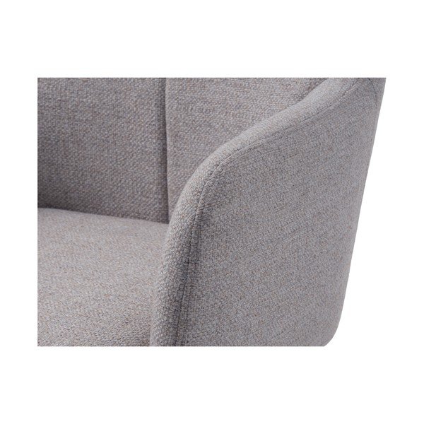 Fotoliu gri deschis pivotant de relaxare Manning – Unique Furniture-image-1