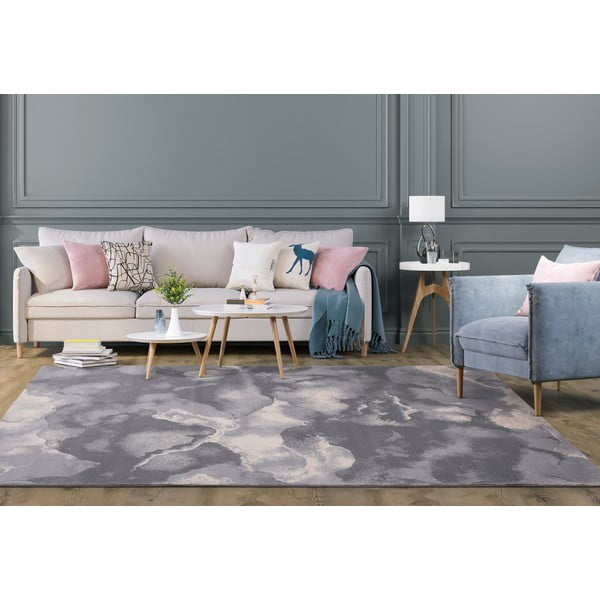 Covor gri din lână 200x300 cm Cirrus – Agnella-image-1