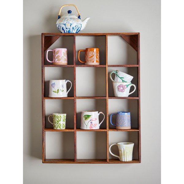 Raft în culoare naturală etajat din lemn reciclat 53 cm Tilo – Bloomingville-image-1