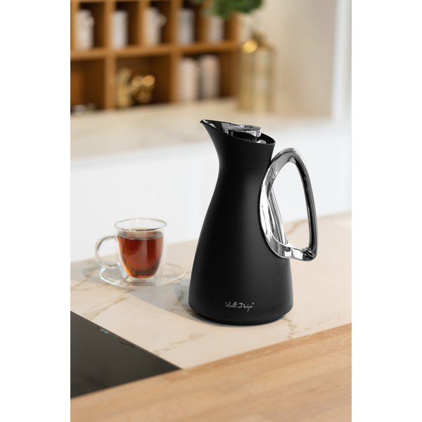 Termos negru din plastic 1 l Alessia – Vialli Design-image-4