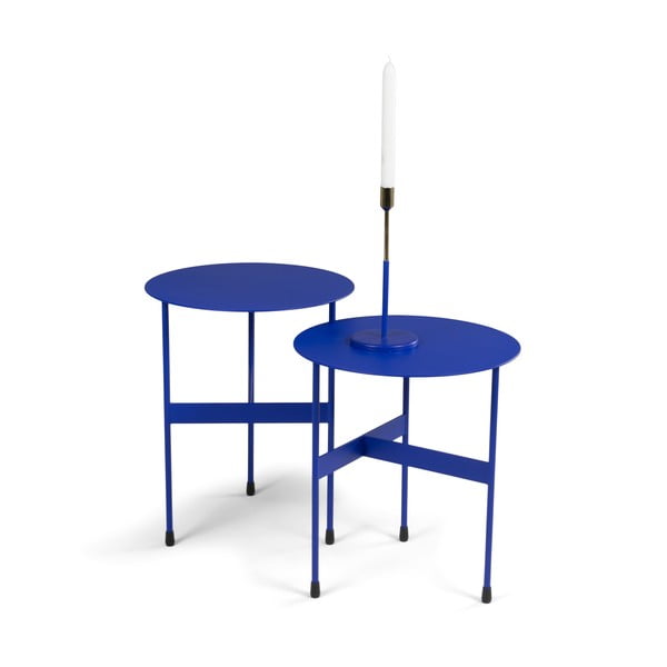 Măsuță auxiliară rotundă din metal ø 45 cm Mira – Spinder Design-image-2