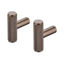 Cârlige gri 2 buc. de montat pe perete din metal Rof – Blomus