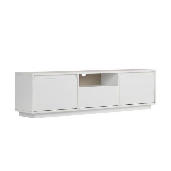 Comodă TV albă 160x42x30 cm Sentinel – Kalune Design