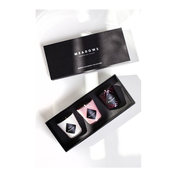 Set de 3 lumânări Mystic Cashmere Collection-image-2