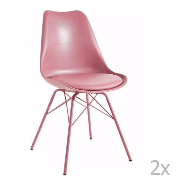 Set 2 scaune 13Casa Marianne, roz