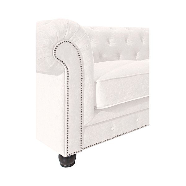 Canapea Max Winzer Orleans Velvet Light, 216 cm, crem-image-2