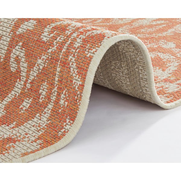 Covor de exterior NORTHRUGS Hatta, 70 x 140 cm, portocaliu - bej-image-3