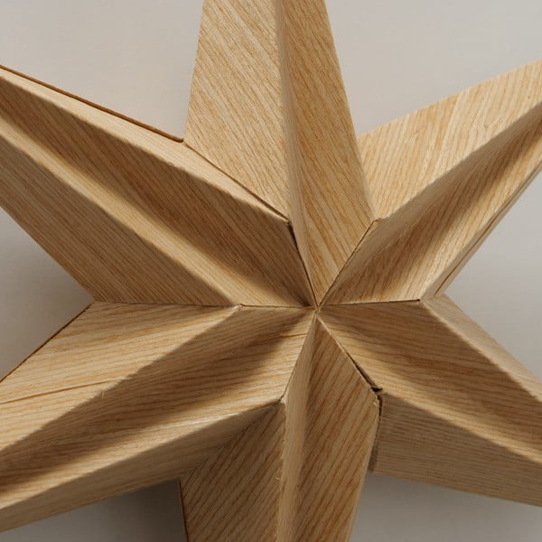 Decorațiune suspendată pentru Crăciun din hârtie Boltze Kassia, ø 30 cm, maro-image-1