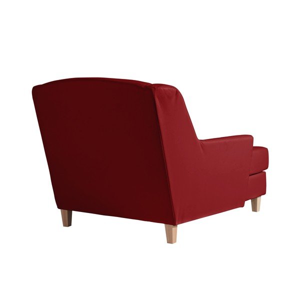 Șezlong din imitație de piele Max Winzer Judith, roșu-image-4
