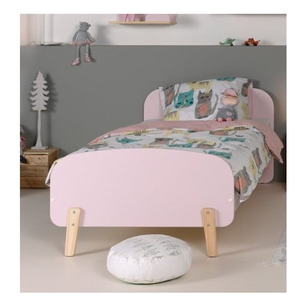 Pat pentru copii Vipack Kiddy, 200 x 90 cm, roz-image-1