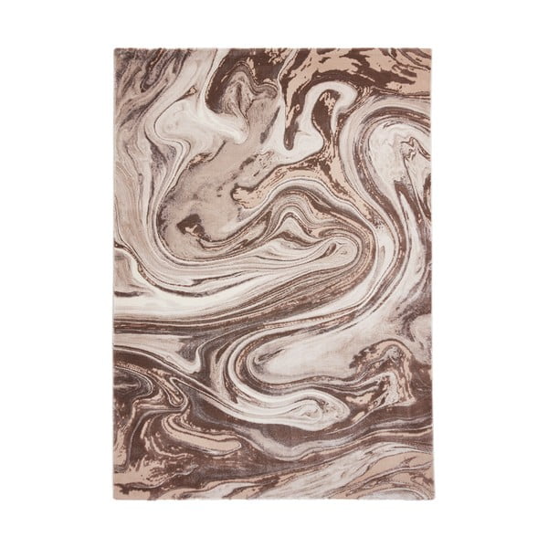 Covor Think Rugs Florence, 160 x 220 cm, bej-argintiu