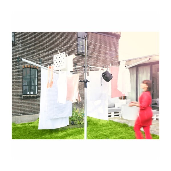 Uscător de rufe argintiu pentru grădină 60 m Lift-o-Matic Advance – Brabantia-image-3