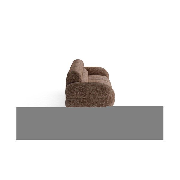 Canapea maro cu tapițerie din chenille 305 cm Neo – Micadoni -image-4